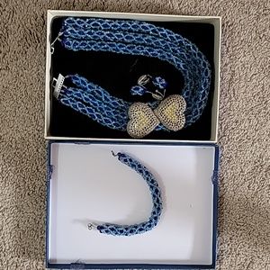 African Beaded Jewelry with Broch